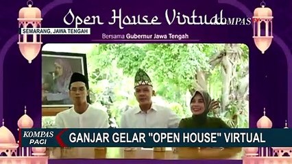 Bersama Istri dan Anak, Ganjar Pranowo Gelar Open House Virtual
