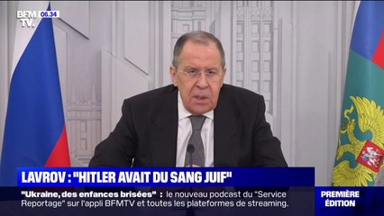 "Hitler avait du sang juif": les propos du ministre russe des Affaires étrangères font bondir Israël et Kiev