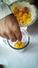 how to make peach juice recipe.