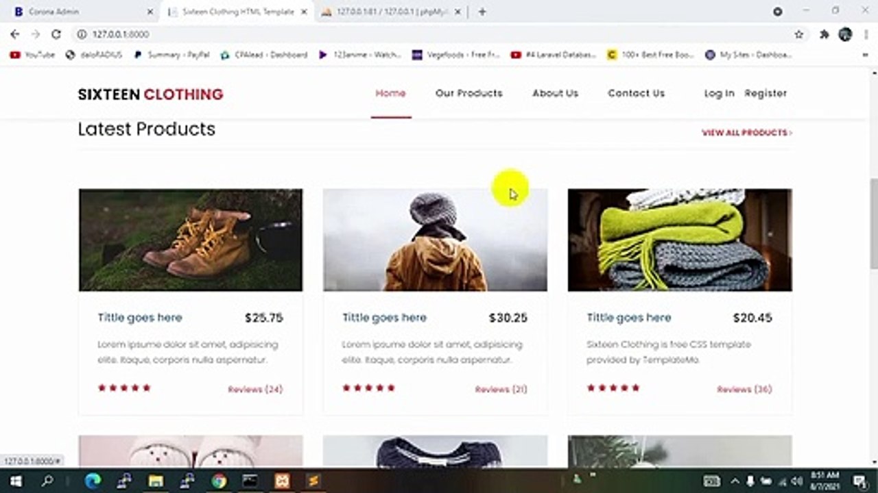 #4  Upload Data From Admin Panel In Laravel _ Laravel E-commerce Project Tutorial For Beginners