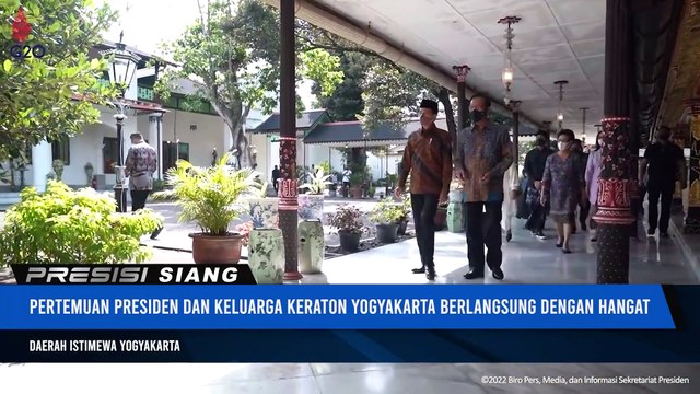 Silaturahmi Presiden Joko Widodo dan Keluarga Keraton Yogyakarta