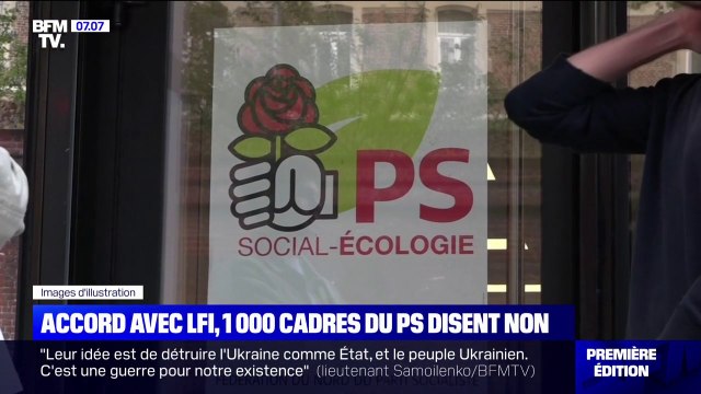 Législatives: 1000 cadres du PS disent non à une alliance avec LFI