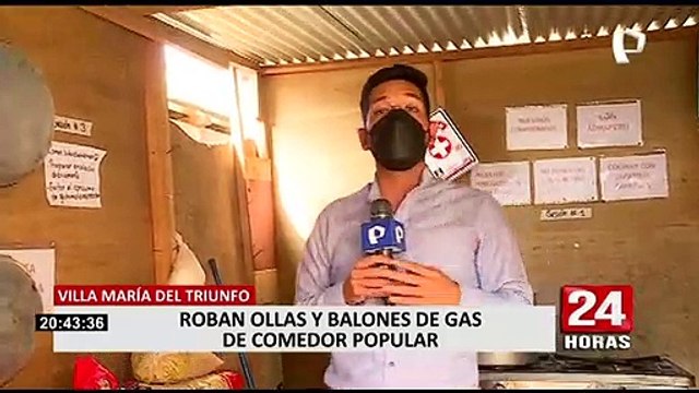 ¡Delincuencia imparable!: ladrones roban balón de gas y ollas de comedor popular en VMT