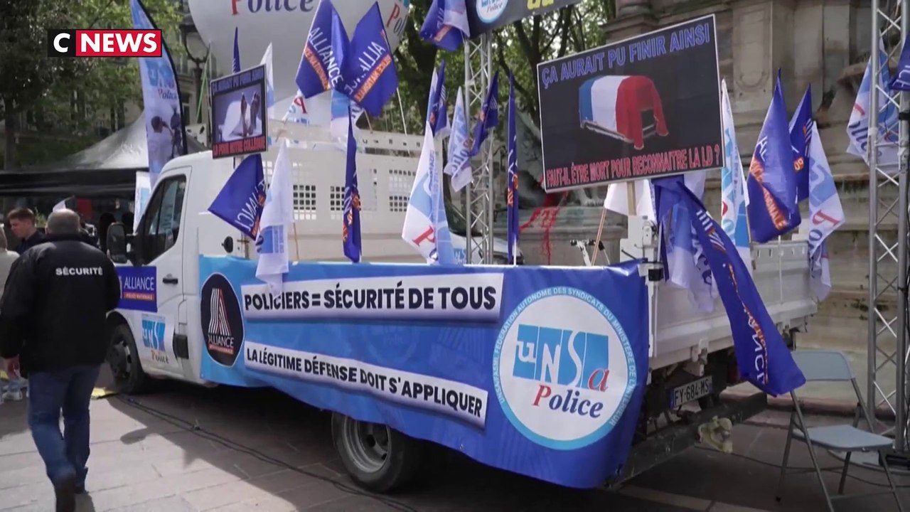 Plusieurs manifestations de policiers en colère...