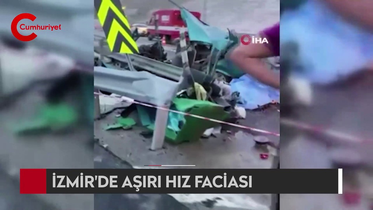 İzmir'de aşırı hız faciası