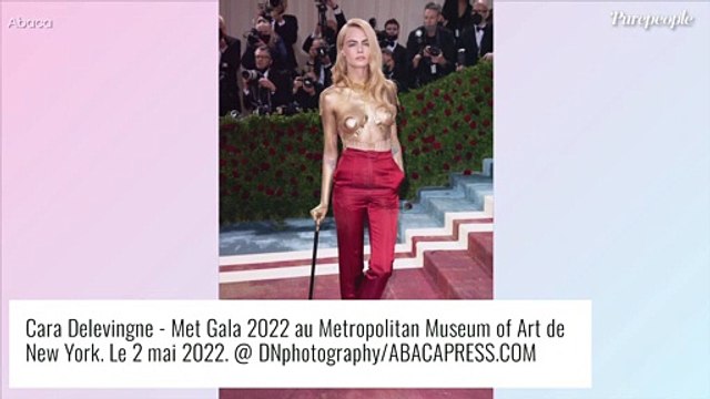 Met Gala 2022 : Kendall Jenner et Cara Delevingne sans soutien-gorge, véritables déesses du tapis rouge
