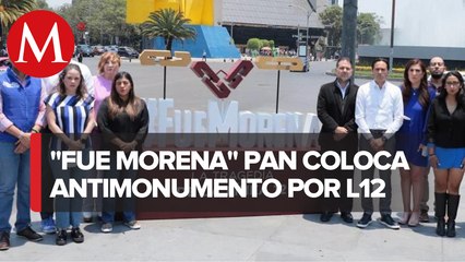 No lucramos con caso de L12 como ustedes: Morena a PAN en CdMx por antimonumento