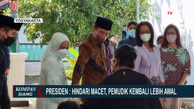 Presiden Jokowi Himbau Pemudik Untuk Kembali ke Kota Asal Lebih Dulu untuk Antisipasi Arus Balik