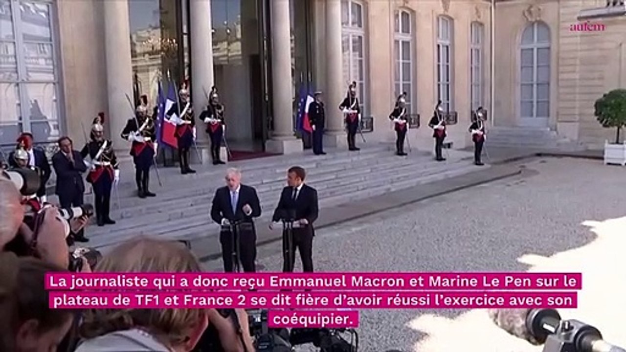 "Il est assez impitoyable" : ce que le compagnon de Léa Salamé lui a dit après le débat de l'entre-deux tours