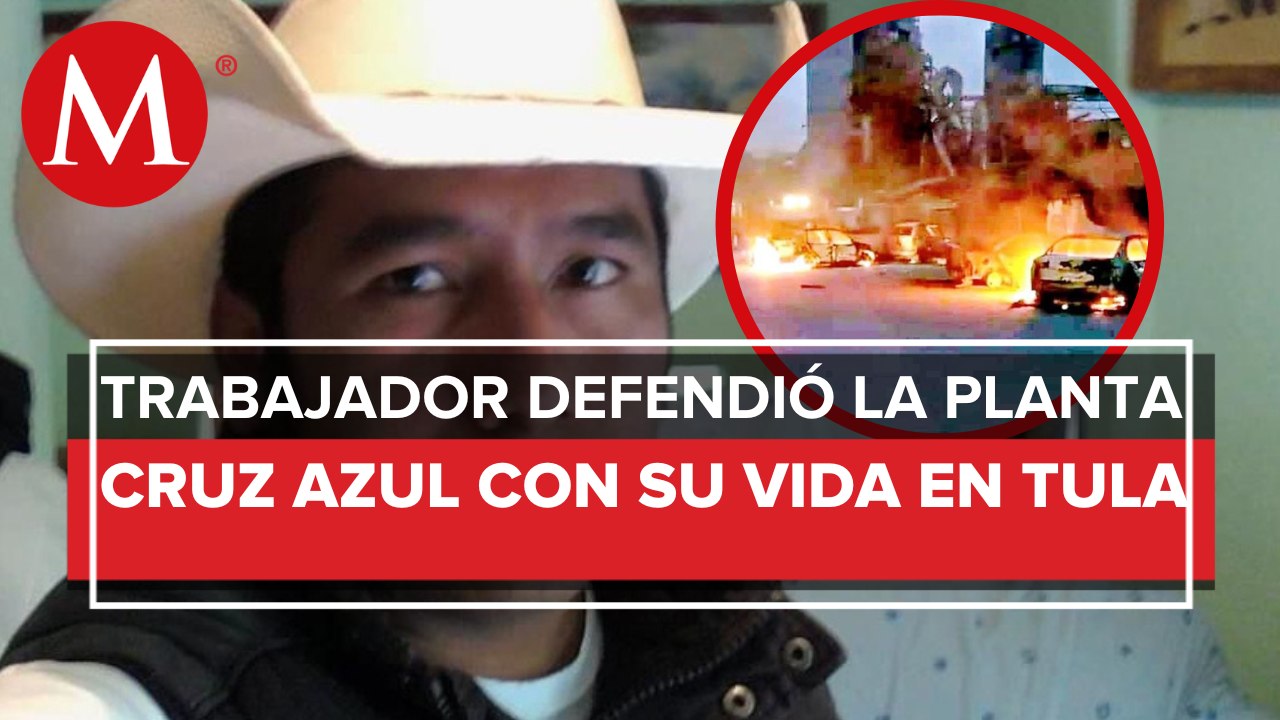 Familiares y amigos exigen justicia por la muerte de Misael, trabajador en planta de Cruz Azul