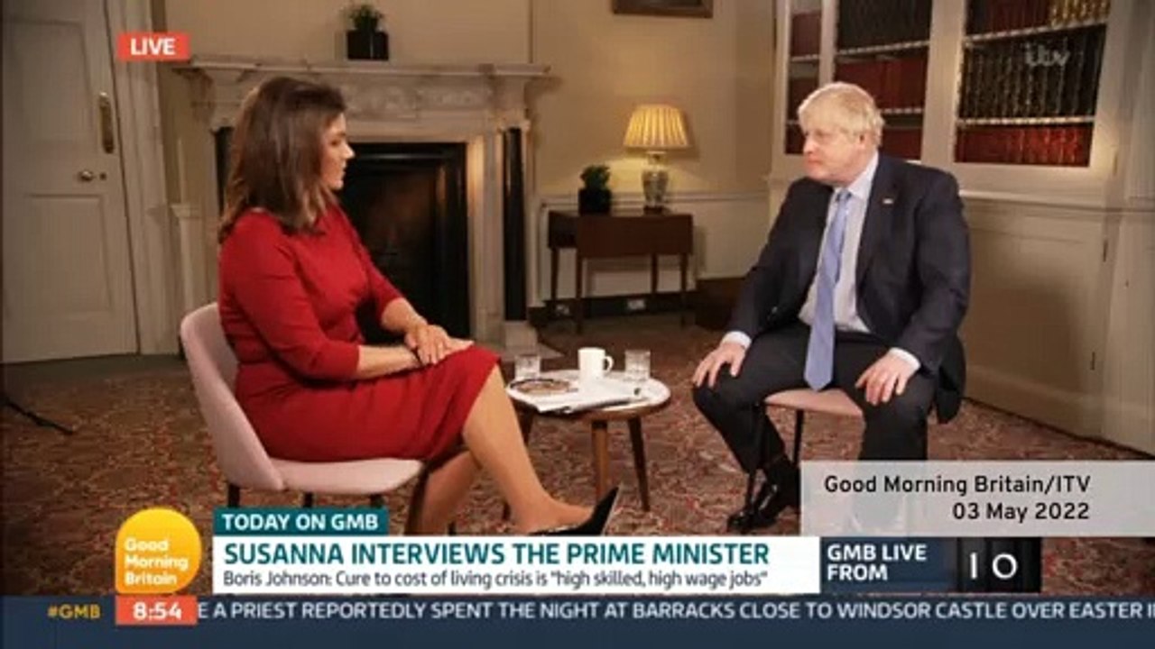 Boris Johnson: the Prime Minister doesn't know who Lorraine Kelly is in interview with Susanna Reid