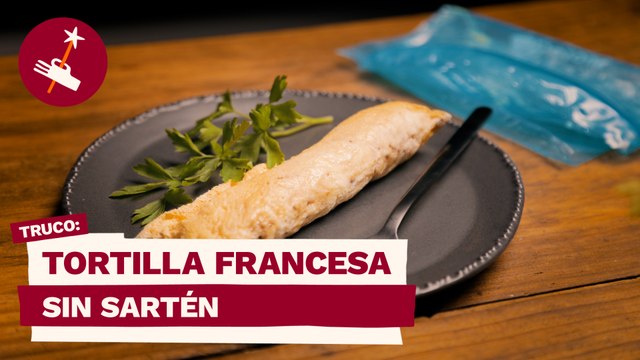 Cómo hacer una tortilla francesa sin usar sartén