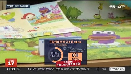 어린이들 뛰노는 바닥매트, 알고 보니 환경호르몬 범벅