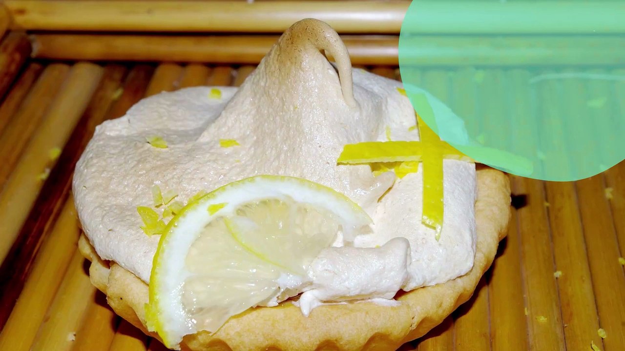 Tarte au citron meringuée sur pâte sablée