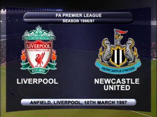 Season 1996-97 - Liverpool vs Newcastle United - 10.03.1997