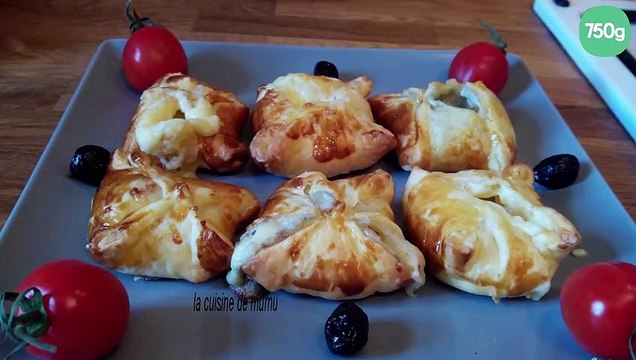 Mes petits paniers feuilletés au st agur et st nectaire