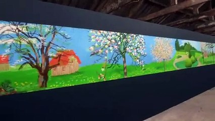 David Hockney artwork at Salts Mill 3-5-22