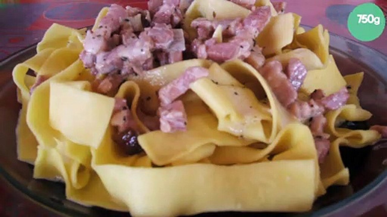 Pâtes façon carbonara