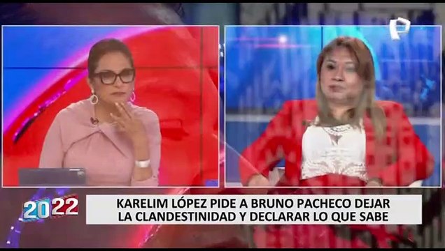 Karelim López a Bruno Pacheco: “En sus manos esta salvar al país”