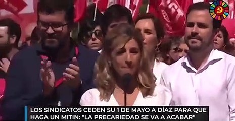 Por favor, escuchen a Yolanda Díaz, solo le falta Leonardo Dantés al lado para ponerse a cantar el "no cambié"