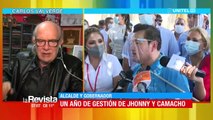 Carlos Valverde cuestiona el trabajo de Jhonny Fernández y Luis Fernando Camacho a un año de su gestión