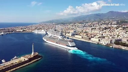 Messina, la carica dei crocieristi