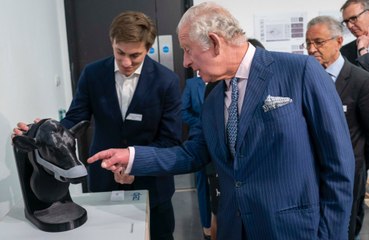 El príncipe Carlos apoya la idea de ponerle mascarillas a las vacas