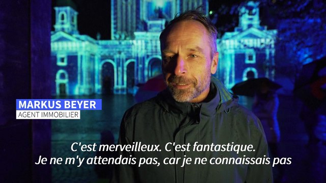 Les Alpes italiennes illuminées par le Water Light Festival