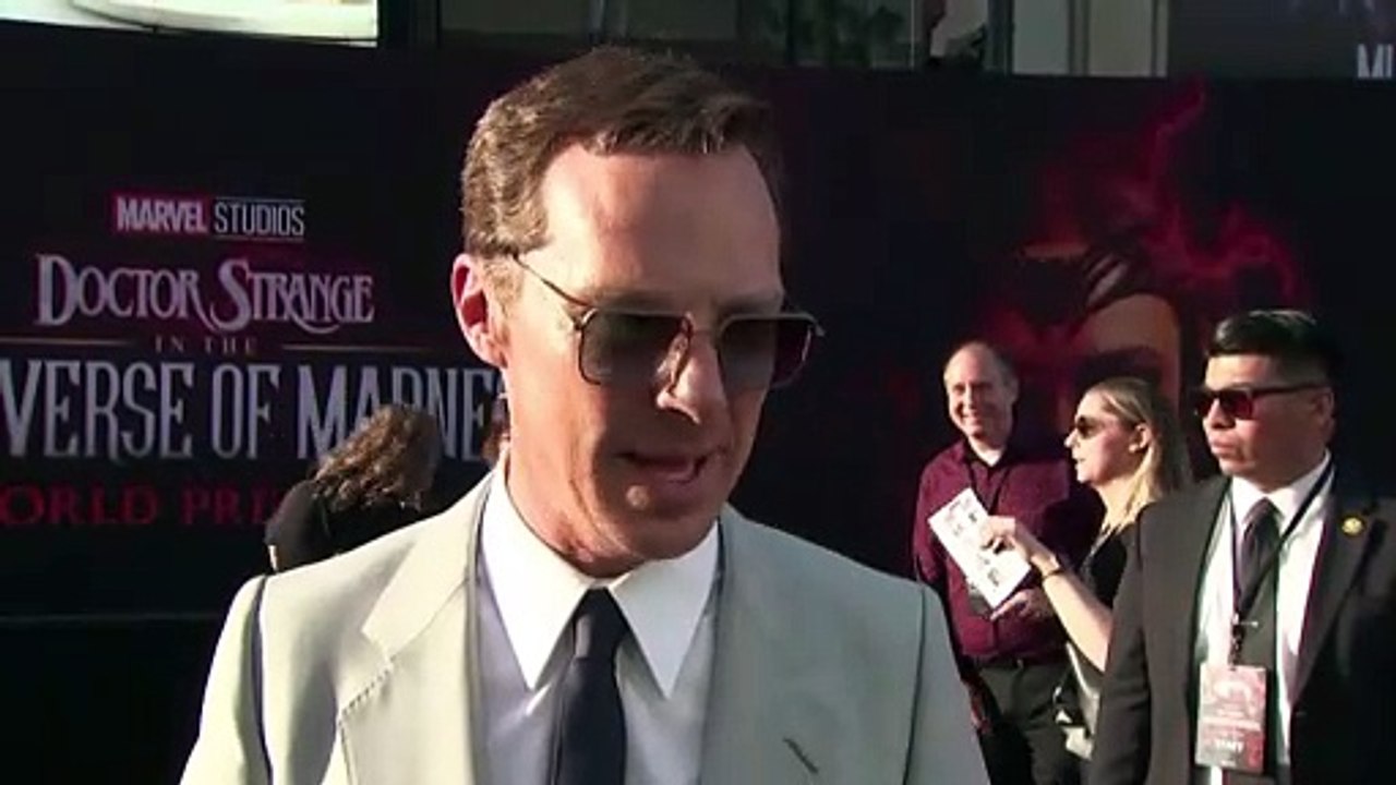 Benedict Cumberbatch and fellow cast members attend premiere of 'Dr. Strange in the Multiverse of Madness'