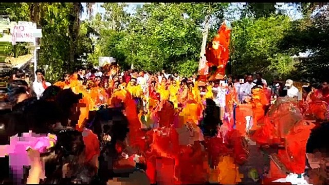 दो साल बाद भव्य रूप में निकली परशुराम जयंती पर शोभायात्रा, नगर में जगह-जगह स्वागत किया, प्रतिभाओं का किया सम्मान