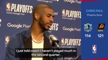 Chris Paul had 'choice words' over playing time