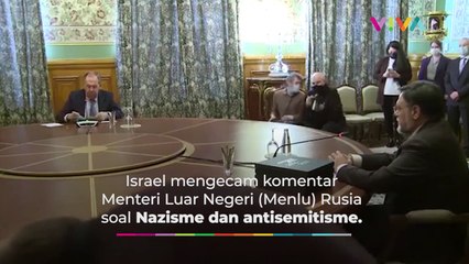 Israel Kecam Komentar Menlu Rusia, Hitler Keturunan Yahudi