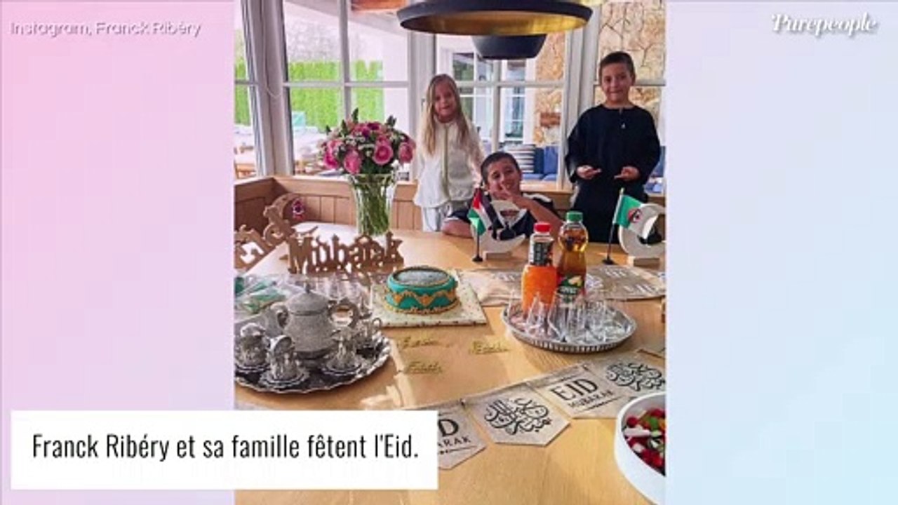 Franck Ribéry et sa femme Wahiba : ils fêtent la fin du ramadan avec d'adorables photos de leurs enfants