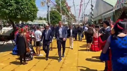 El Real Betis realiza el tradicional almuerzo en el Real de la Feria de Abril