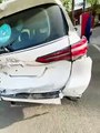 Watch Video: गाड़ी ने एसयूवी को मारी टक्कर, वाहन क्षतिग्रस्त