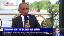 Eric Zemmour commente pour la première fois son score du Premier Tour
