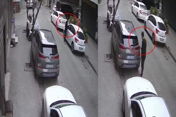 Cam parçasıyla onlarca aracı çizdi