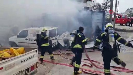 Bodrum’da yangın paniği