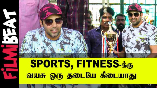 Arya Latest Speech | 42nd National Masters Athletics Championship 2022 | Filmibeat Tamil