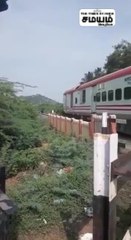 தண்டவாளத்தில் வாக்கிங் சென்ற மாடு; ரயிலை நிறுத்தி விரட்டிய ஓட்டுநர்!
