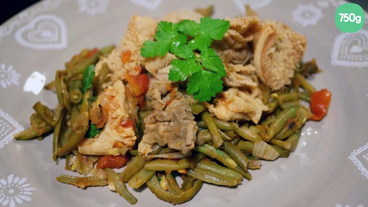 Tripes aux haricots verts à la provençale