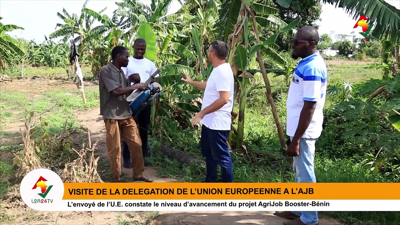 VISITE DE LA DÉLÉGATION DE L'UNION EUROPEENNE À AGRIJOB BOOSTER BÉNIN