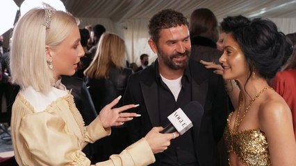 Camila Mendes on Her Golden Goddess Dress