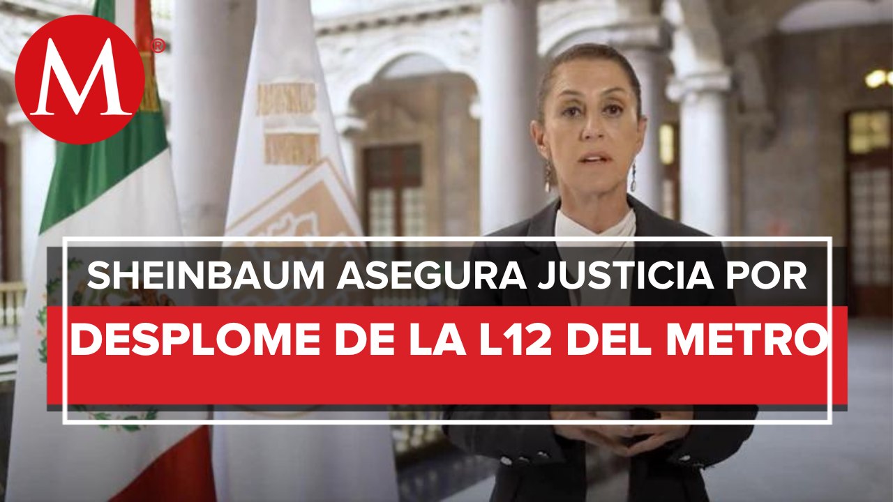 A un año del desplome de la línea 12, Claudia Sheinbaum afirma reconstrucción