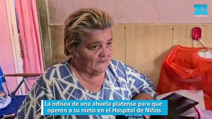 La odisea de una abuela platense para que operen a su nieto en el Hospital de Niños
