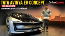 டெஸ்லாவிற்கே சவால் விடும் Tata Avinya EV Concept | டிசைன், 500KM Range, Tamil Walkaround