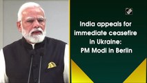 India appeals for immediate ceasefire in Ukraine: PM Modi in Berlin
