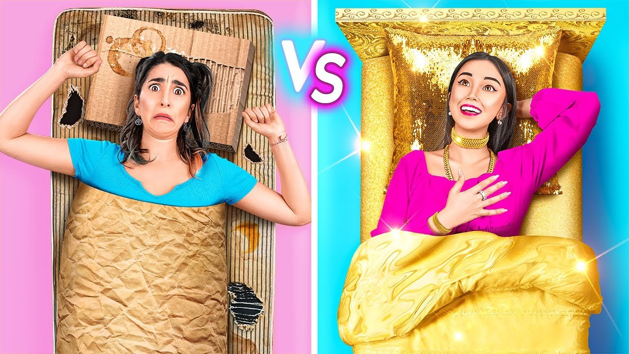 RICH VS BROKE STUDENT IN THE HOSPITAL Funny Moments And Crazy Life Hacks by 123GO CHALLENGE