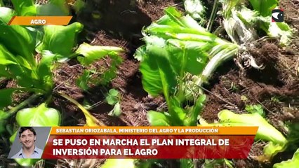 Se puso en marcha el plan integral de inversión para el Agro 2