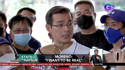 Moreno, hindi raw naniniwala sa resulta ng Pulse Asia Survey | SONA